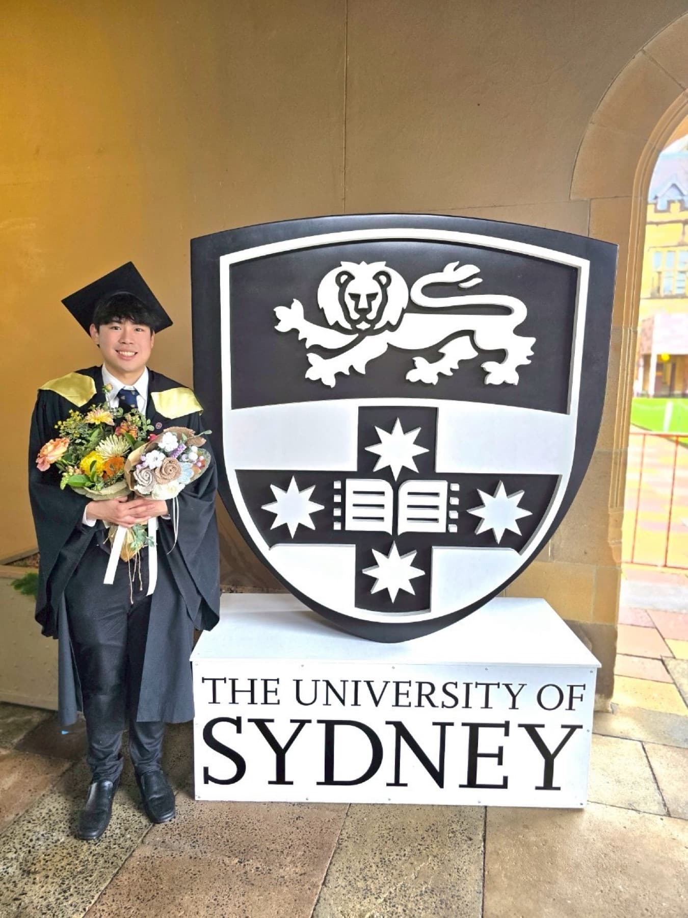 Graduating from the University of Sydney